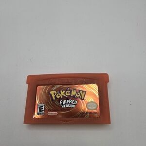 Pokémon Gameboy Advance Game Fire Red Version - Reproduction